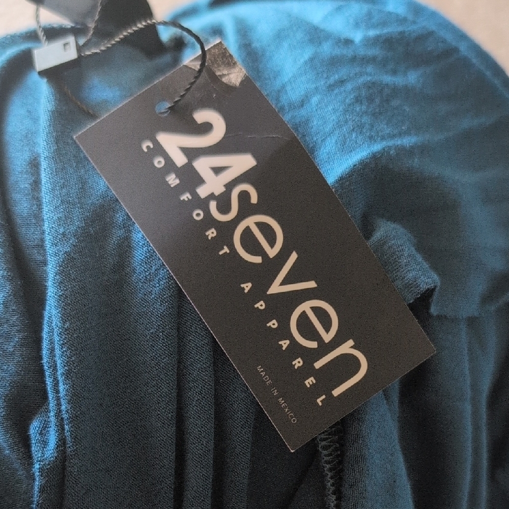 24Seven Elegant Teal Maxi Dress - Picture 7 of 7